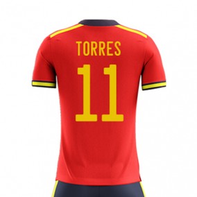 Prima Maglia Spagna Mondiali 2022 Fernando Torres 11